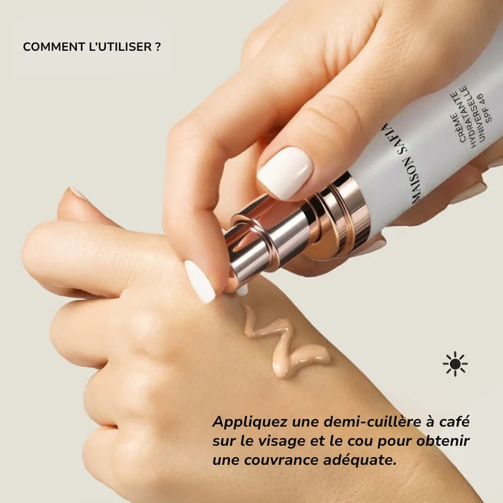 Novesya™ Perfect Complexion: Crème Hydratante Teintée Universelle SPF 46