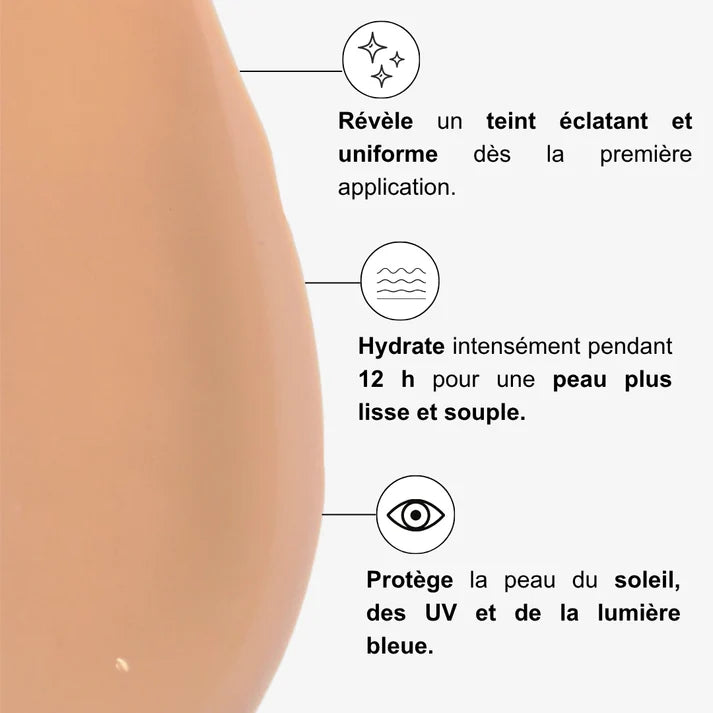 Novesya™ Perfect Complexion: Crème Hydratante Teintée Universelle SPF 46