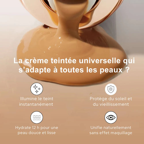 Novesya™ Perfect Complexion: Crème Hydratante Teintée Universelle SPF 46